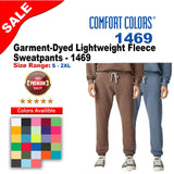 Comfort Colors® Garment-Dyed Lightweight Fleece Sweatpants - 1469