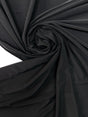 Black Polyamide Elastane Knitted Fabric