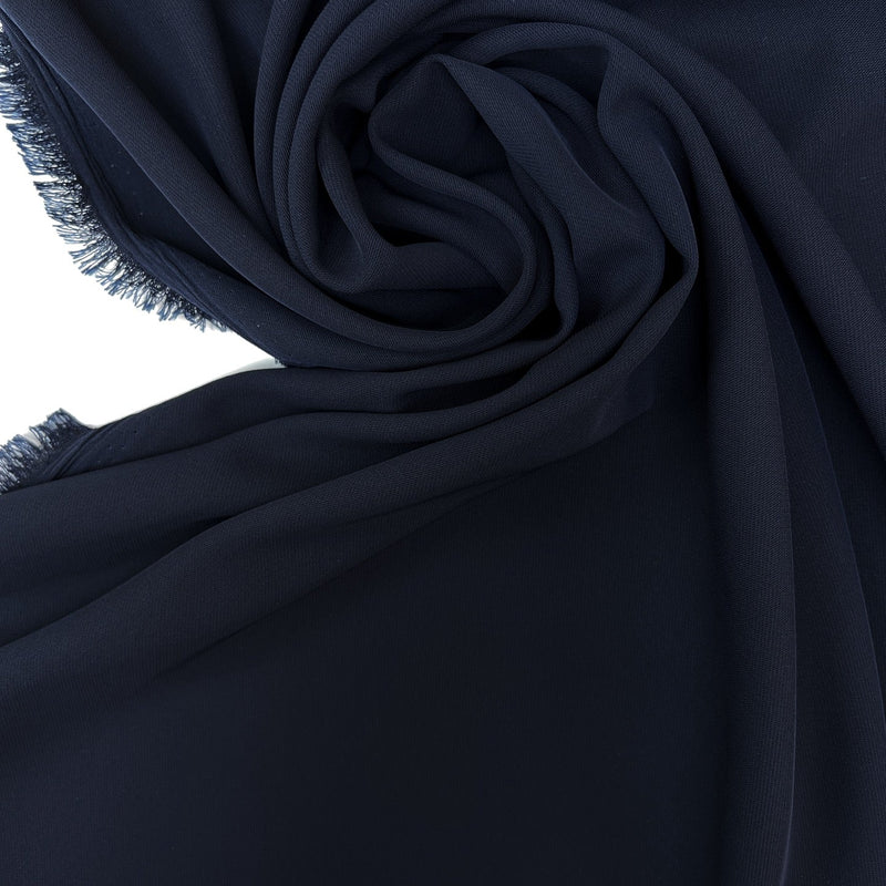Blue Polyester Elastane Knit