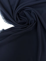 Blue Polyester Elastane Knit