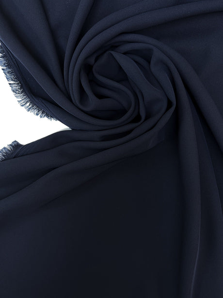 Blue Polyester Elastane Knit