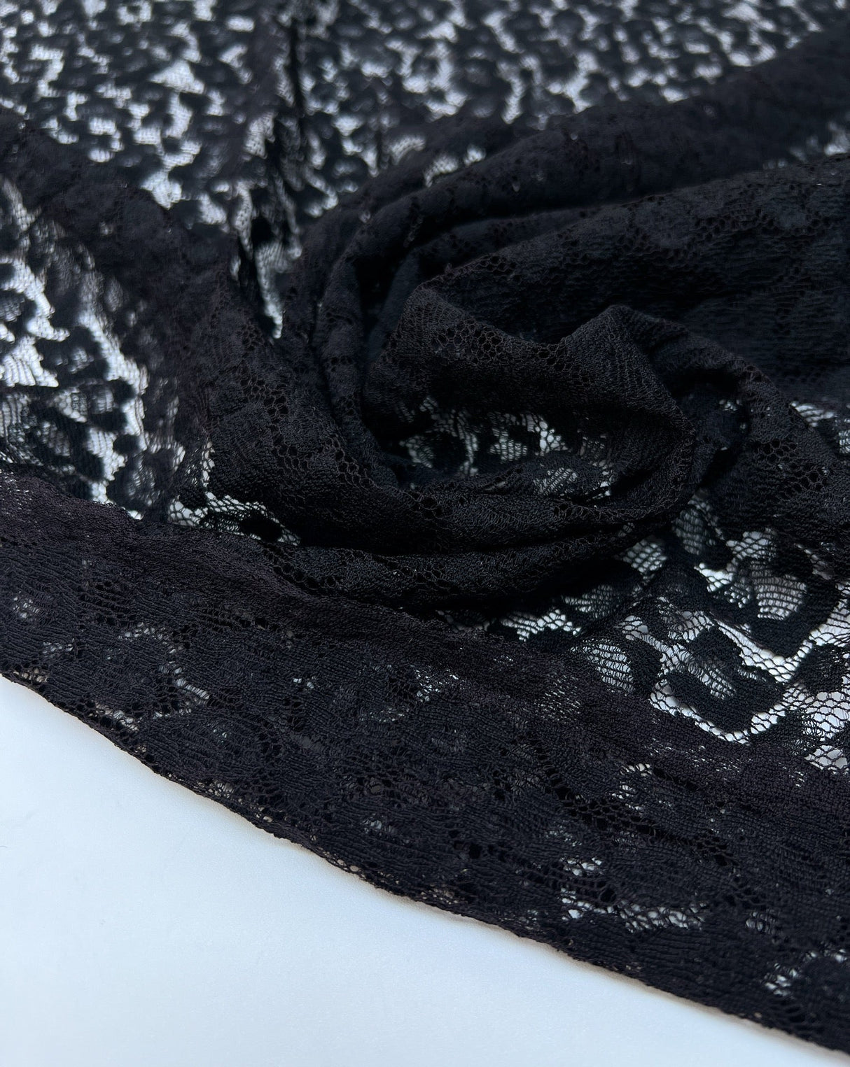 Black Animal Lace