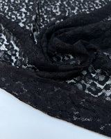 Black Animal Lace