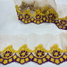 Floral Embroidered Mesh Lace Trim