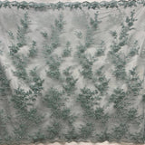 Beaded Floral Lace Mesh