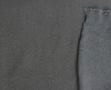 French Terry Knit Black Cotton Tencel Spandex