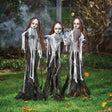 53" Light-Up Halloween Spooky Doll Yard Stake Decorations - 3 Pc.