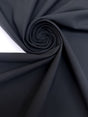 Black Cotton Polyester Elastane Woven