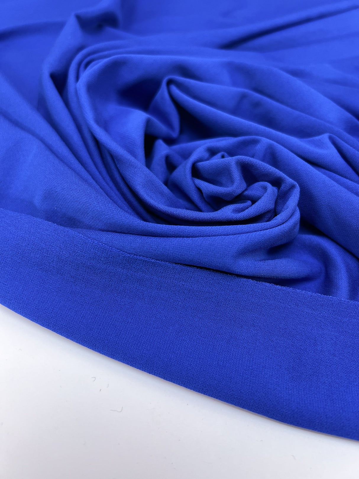 Viscose Elastane Knit Blue