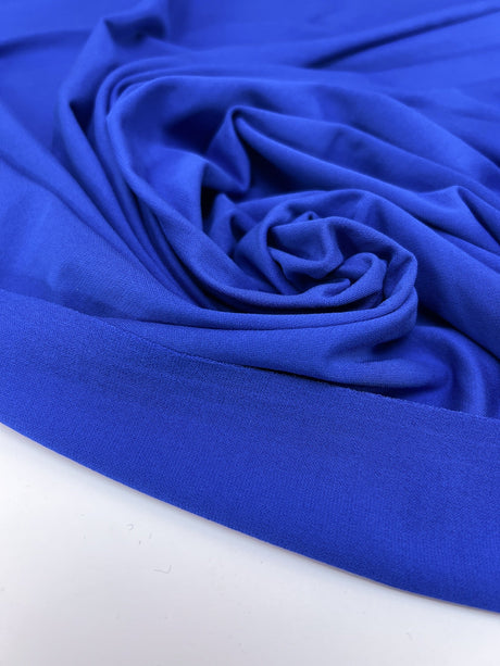 Viscose Elastane Knit Blue