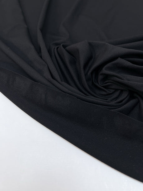 Black Polyamide Stretch Knit