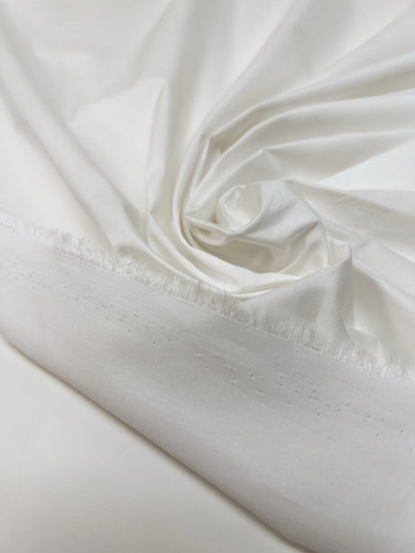 Cotton Viscose Stretch Shirt Fabric White Shades
