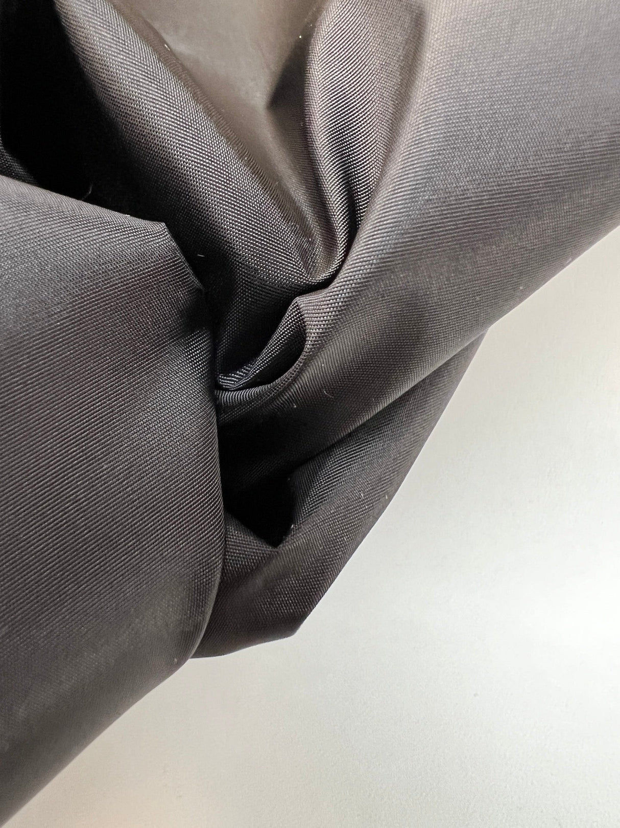 Black Waterproof Polyamide Jacket Fabric