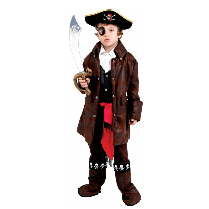 Caribbean Boy Pirate Costume - Kids