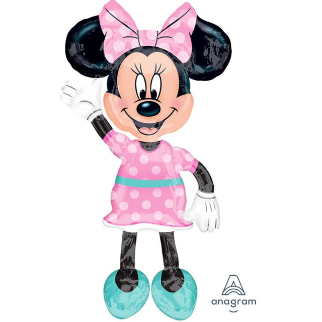 Minnie Mouse AirWalkers Pink Dress Foil Balloon