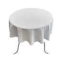 Glitter Shimmer Fabric Tablecloth - Full Covered, 54" Round, Multiple Colors (1 Piece)