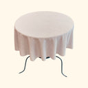 Glitter Shimmer Fabric Tablecloth - Full Covered, 54" Round, Multiple Colors (1 Piece)