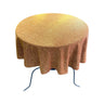 Glitter Shimmer Fabric Tablecloth - Full Covered, 54" Round, Multiple Colors (1 Piece)