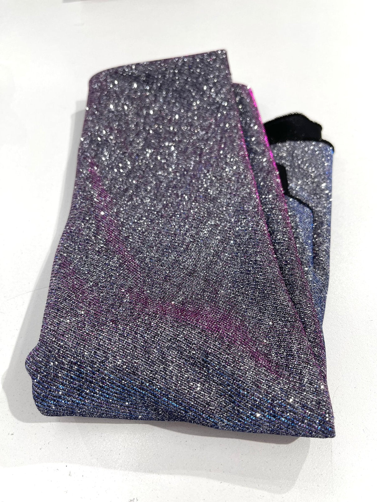 Glitter Shimmer Fabric Tablecloth - Full Covered, 54" Round, Multiple Colors (1 Piece)
