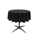 54" Round Poly Poplin Seamless Tablecloth Polyester Fabric - Round, Seamless, 54" Width (1 Piece)