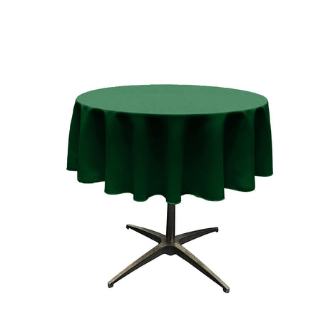 54" Round Poly Poplin Seamless Tablecloth Polyester Fabric - Round, Seamless, 54" Width (1 Piece)