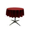 54" Round Poly Poplin Seamless Tablecloth Polyester Fabric - Round, Seamless, 54" Width (1 Piece)
