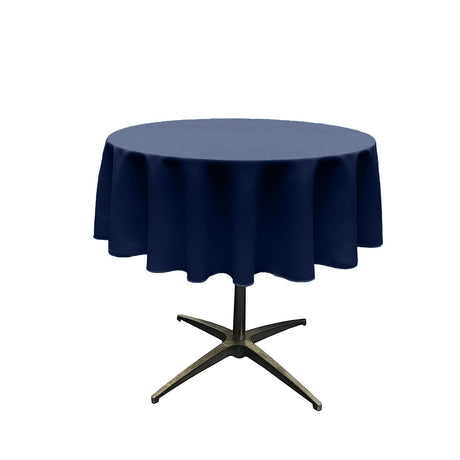 54" Round Poly Poplin Seamless Tablecloth Polyester Fabric - Round, Seamless, 54" Width (1 Piece)