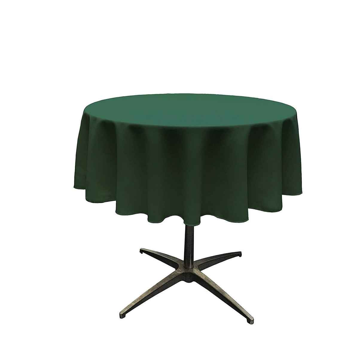 54" Round Poly Poplin Tablecloth Overlay Polyester Fabric - Round Tablecloth, Seamless, Surged Edge, 54" Width (1 Unit)