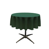 54" Round Poly Poplin Tablecloth Overlay Polyester Fabric - Round Tablecloth, Seamless, Surged Edge, 54" Width (1 Unit)