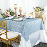 Rectangular Lace Tablecloth Elegant Table Overlay