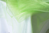 Rectangular Organza Table Overlay Sheer Elegant Linen