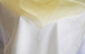 Rectangular Organza Table Overlay Sheer Elegant Linen