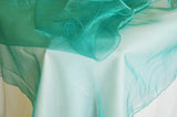 Rectangular Organza Table Overlay Sheer Elegant Linen