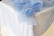 Organza Table Overlay 54x108 Rectangular Periwinkle/Cornflower