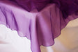 Organza Table Overlay 54x108 Rectangular Purple