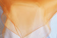 Organza Table Overlay 54x108 Rectangular Tangerine