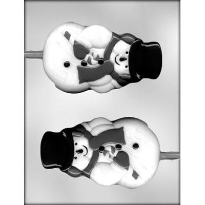 Snowman Sucker Chocolate Mold
