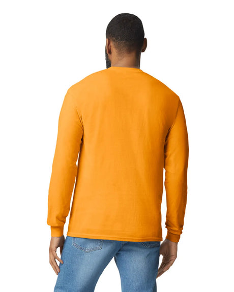Gildan 5400 Long Sleeve Cotton Fabric - Gold, Classic Fit, Long Sleeve (1 Piece)