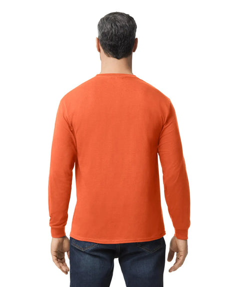 Gildan 5400 Long Sleeve Cotton Fabric - Orange, Classic Fit, Long Sleeve (1 Piece)