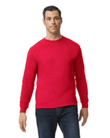 Gildan 5400 Long Sleeve Cotton Fabric - Red, Classic Fit, Long Sleeve (1 Piece)