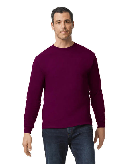Gildan 5400 Long Sleeve Cotton Fabric - Maroon, Classic Fit, Long Sleeve (1 Unit)