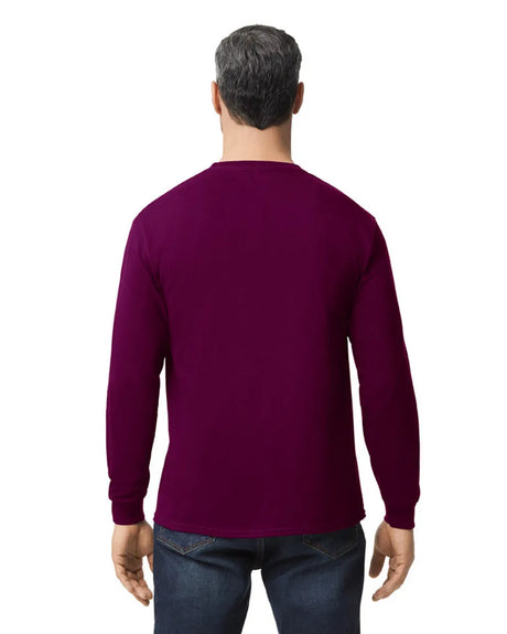 Gildan 5400 Long Sleeve Cotton Fabric - Maroon, Classic Fit, Long Sleeve (1 Unit)