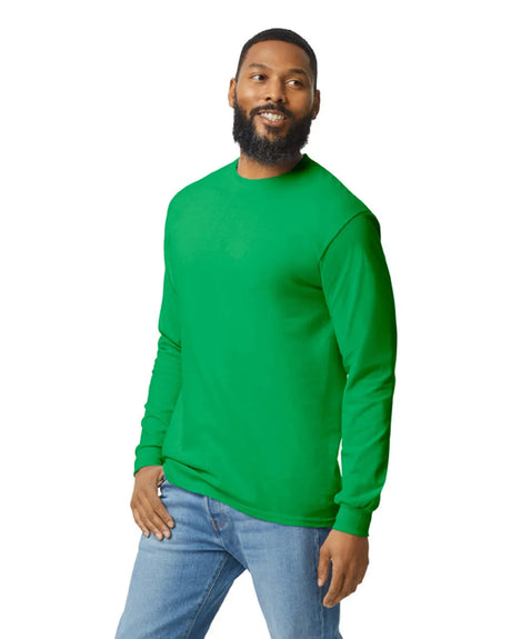 Gildan 5400 Long Sleeve Cotton Fabric - Irish Green, Classic Fit, Long Sleeve (1 Piece)