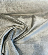 Soft Cuddle Chenille Upholstery Fabric - Pewter Taupe, Cuddle Pattern, 54" Width (1 Yard)