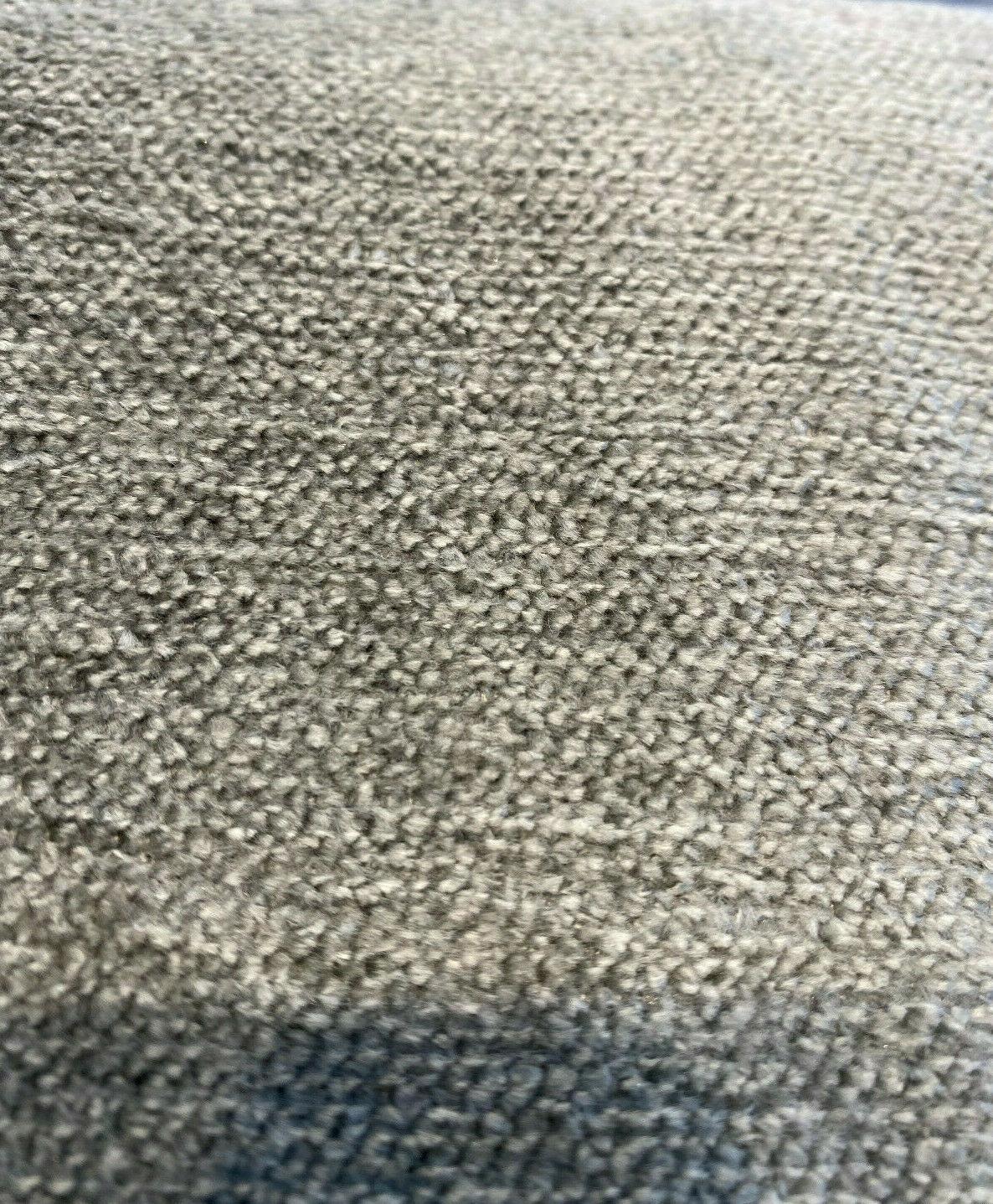 Soft Cuddle Chenille Upholstery Fabric - Pewter Taupe, Cuddle Pattern, 54" Width (1 Yard)