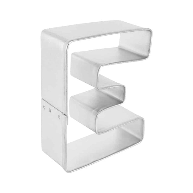 Letter 'E' Cookie Cutter, 2-1/4" x 3"