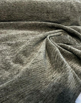 Soft Cuddle Chenille Upholstery Fabric - Metal Gray Cuddle, 54" Width (1 Yard)