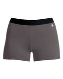 Pantalones cortos Pro-Compresión de 3" para mujer