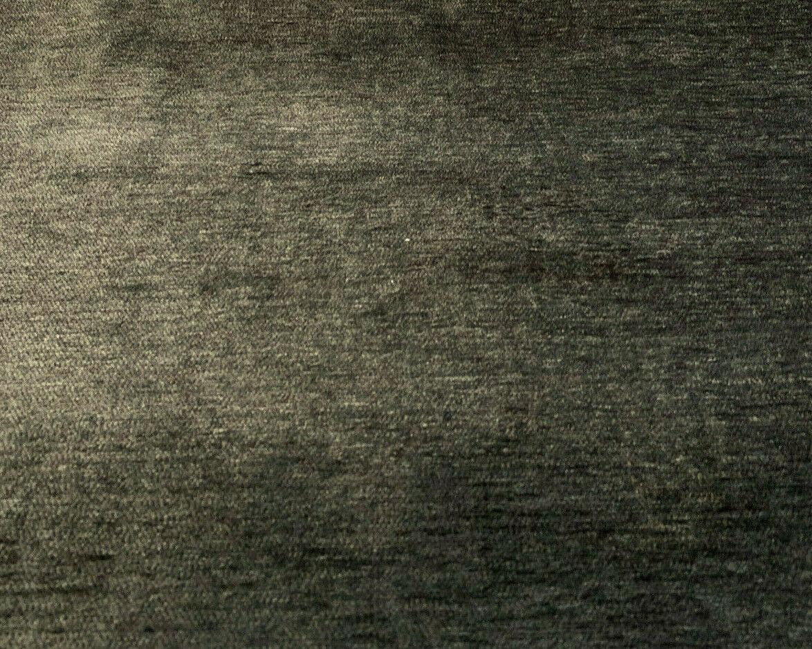 Soft Cuddle Phantom Chenille Chenille Fabric - Phantom Black Gray Mix, Cuddle Pattern, 54" Width (1 Yard)