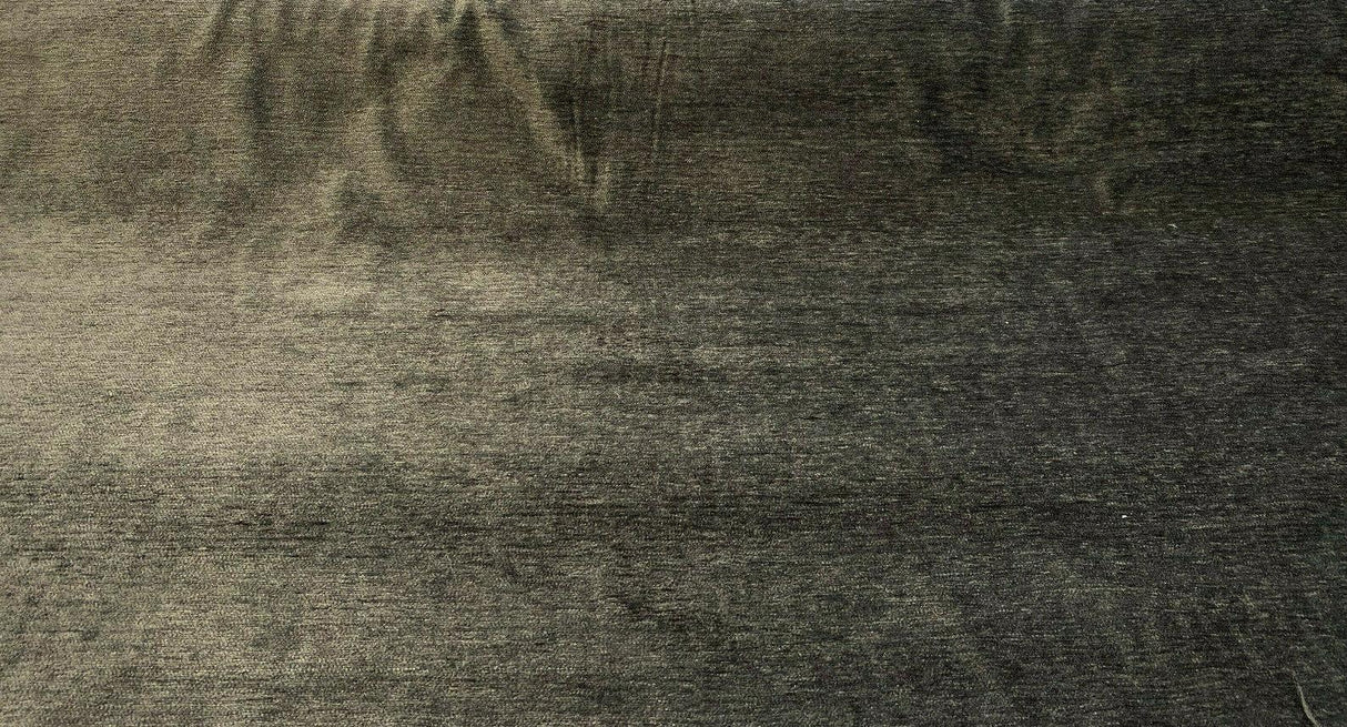 Soft Cuddle Phantom Chenille Chenille Fabric - Phantom Black Gray Mix, Cuddle Pattern, 54" Width (1 Yard)